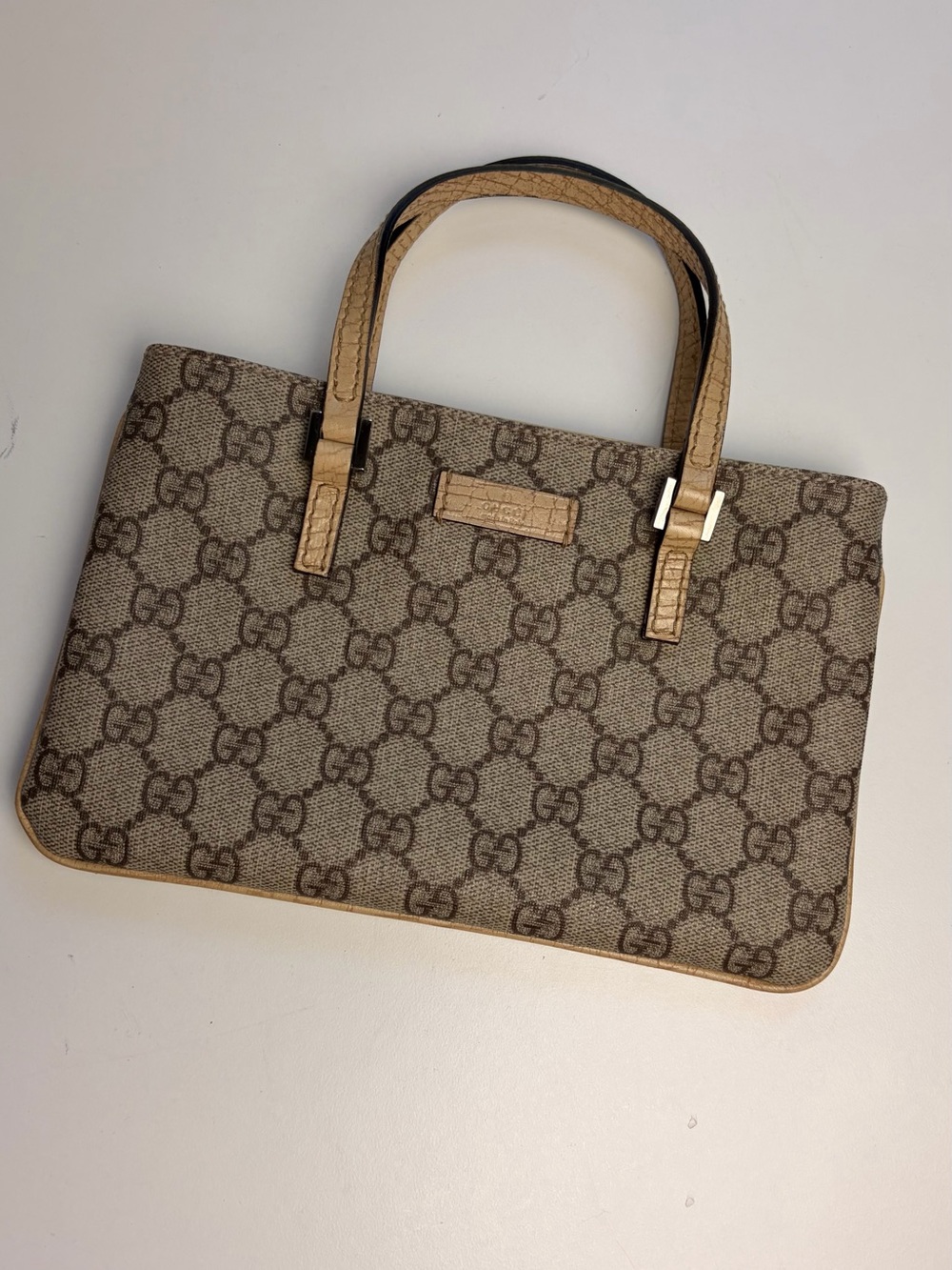 Gucci Supreme Mini Tote/Handbag with COA